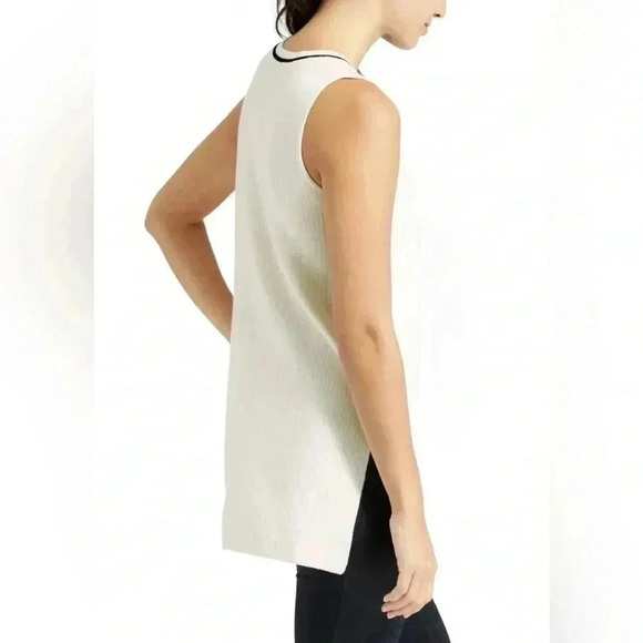 Athleta Women’s Black “On The Town” Sleeveless Sweater Tunic Size Medium - Picture 6 of 13